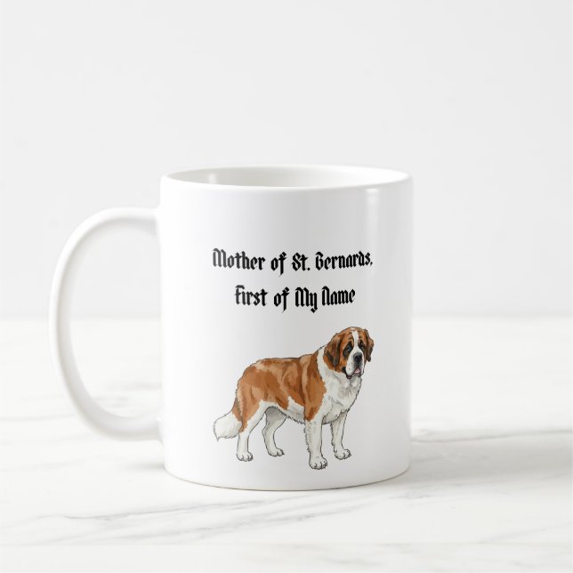 Mor i St. Bernards, First of My Namn Kaffemugg (Vänster)