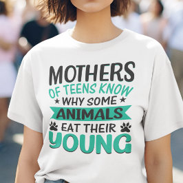 Mor i tonåringar lustiga sarkastiska ironiska T-Sh T Shirt