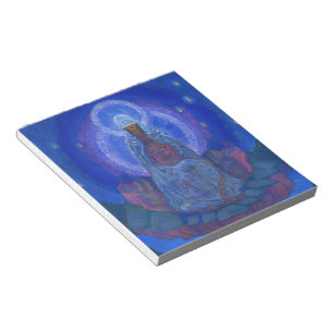 Mor i världen, 1924 av Nicholas Roerich Anteckningsblock
