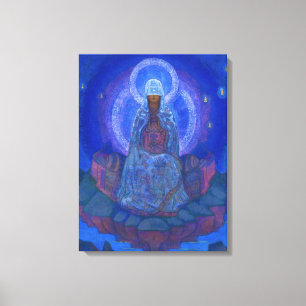 Mor i världen, 1924 av Nicholas Roerich Canvastryck