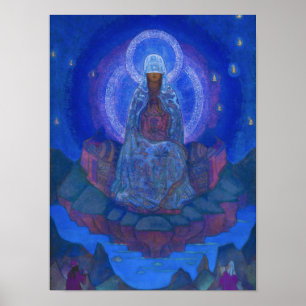 Mor i världen, 1924 av Nicholas Roerich Poster