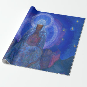Mor i världen, 1924 av Nicholas Roerich Presentpapper