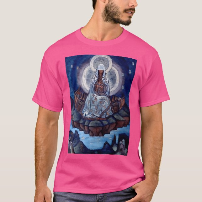 Mor i världen av Nicholas Roerich Active T Shirt (Framsida)