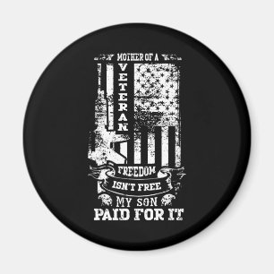 Mor i Veteran   Patriotic Military Tribute Magnet