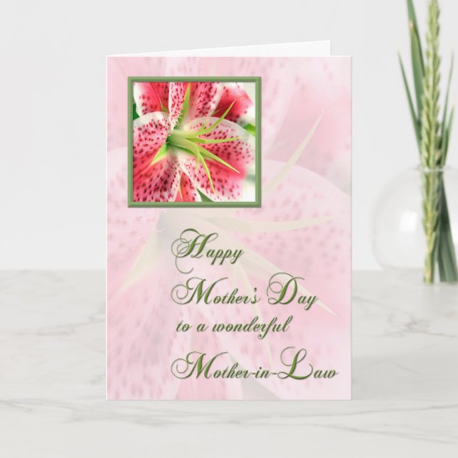 Mor-in-Law Mors dag Kort (Framsida)