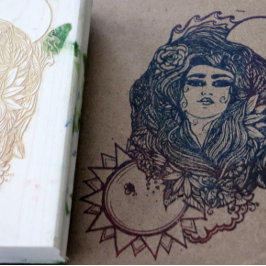 Mor jorden World Tarot Goddess Stämpel