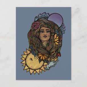 Mor jorden World Tarot Goddess Vykort