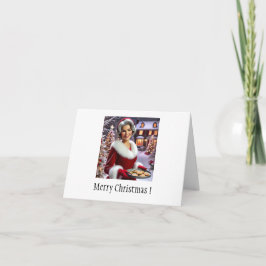 Mor jul Cookie Hälsning Kort