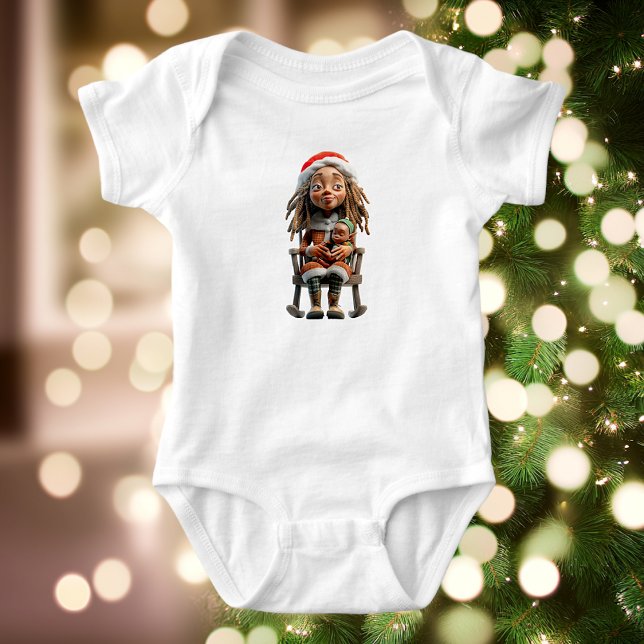 Mor jul I Baby Bodykostym T Shirt (Skapare uppladdad)
