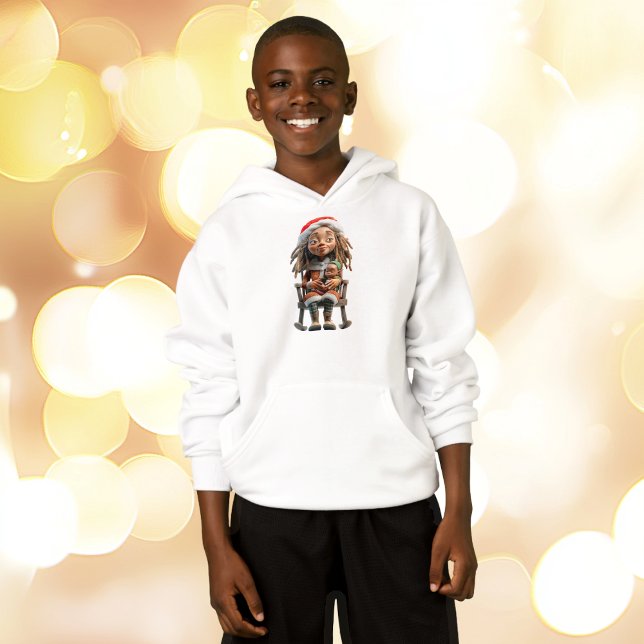 Mor jul I Boy's Hoodie T Shirt (Skapare uppladdad)