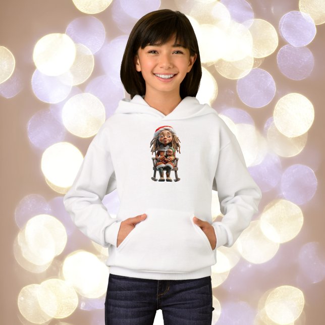 Mor jul I Flickans Hoodie T Shirt (Skapare uppladdad)