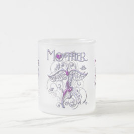 Mor kaffe frostad glasmugg