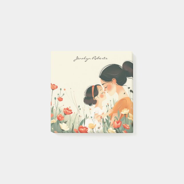 Mor Kärlek anteckningsblock Post-it Block (Framsida)