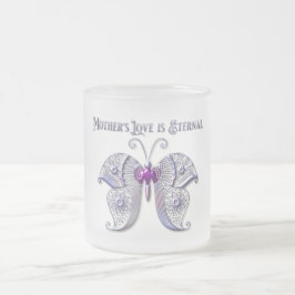 Mor Kärlek är extern Frostad Glasmugg