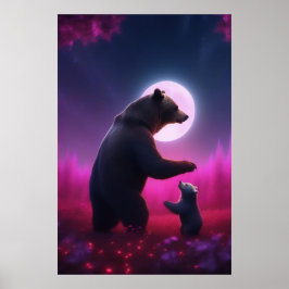 Mor Kärlek Bear Poster