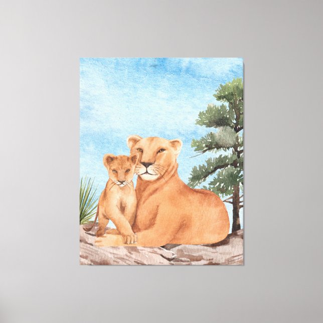 Mor kärlek canvastryck (Framsida)