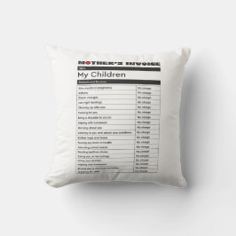 Mor Kärlek Invoice Pillow - Heartfilt Gift Kudde
