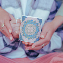 Mor Kärlek Mandala Mod Blommigt