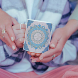 Mor Kärlek Mandala Mod Blommigt Kaffemugg