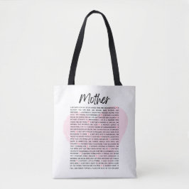 Mor Kärlek | Mors dag Gift | Tote Bag Tygkasse