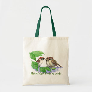 Mor Kärlek Needs no Ord, Sparrow Birds Tygkasse