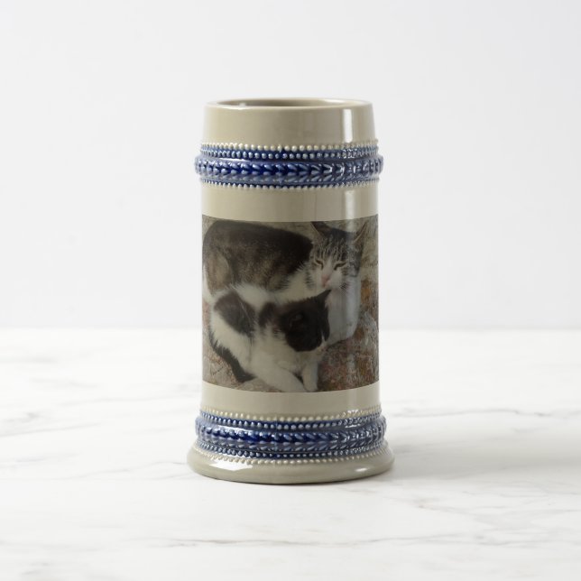 Mor & Kid Grått /Blue 22 oz Stein Sejdel (Center)