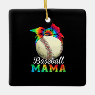 Mor Konst Baseboll Mamma Födelsedag Julgransprydnad Keramik