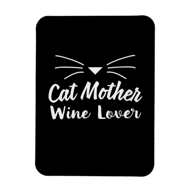 Mor Konst Katt Mor Vinvän Magnet (Vertikal)