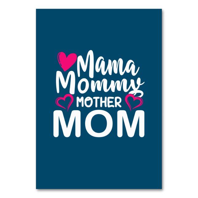 Mor Konst Mamma Mamma Mor Bordsnummer (Framsidan)