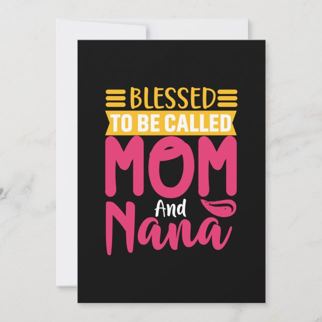 Mor Konst Mamma Och Mormor Julkort (Framsida)