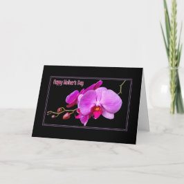Mor Lila Orchid Kort