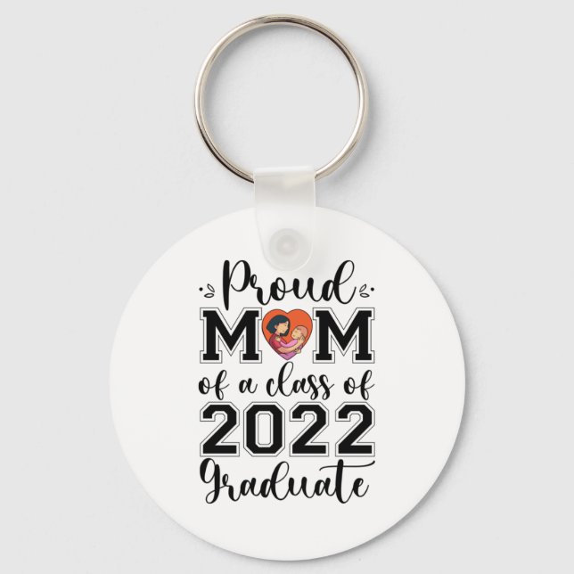 Mor-Mamma av gift-stolpe av klass 2022 Student Nyckelring (Framsida)