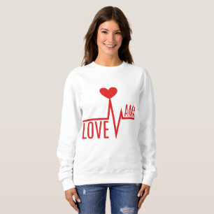 mor mamma mamma kärlek, hjärtpuls t shirt