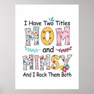 Mor Mamma och Mimsy-Blommigtens födelsedag Poster