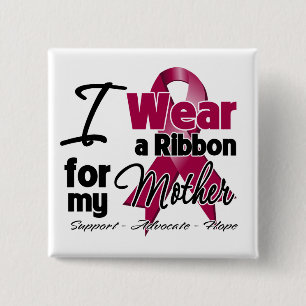 Mor - Många Myeloma Ribbon Knapp