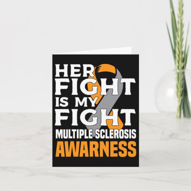 Mor Många Sclerosis Awareness Kvinnor Kort (Framsida)