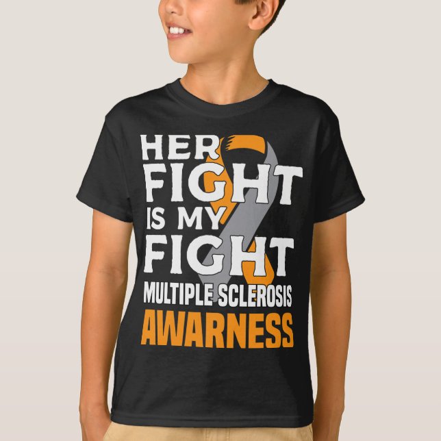 Mor Många Sclerosis Awareness Kvinnor T Shirt (Framsida)