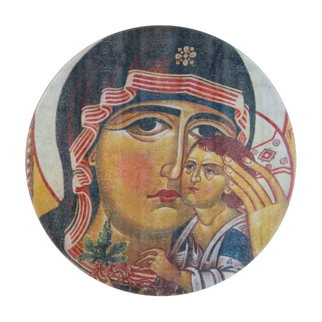 Mor Maria och Jesus konst (Framsidan)
