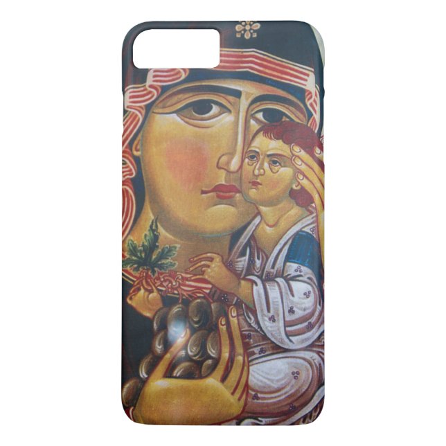 Mor Maria och Jesus konst Case-Mate iPhone Skal (Baksida)