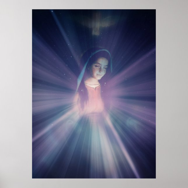 Mor Mary, Heliga odödlig befruktning, Jesus Poster (Framsidan)