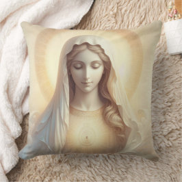 Mor Mary in Soft White Tones Kudde