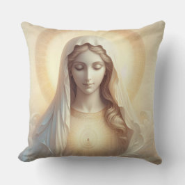 Mor Mary in Soft White Tones Kudde