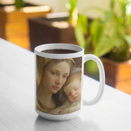 Mor Mary med Baby Jesus version 21 Kaffemugg