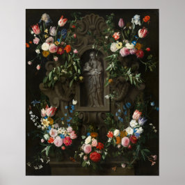 Mor Mary med Child Jesus Helig Art Poster