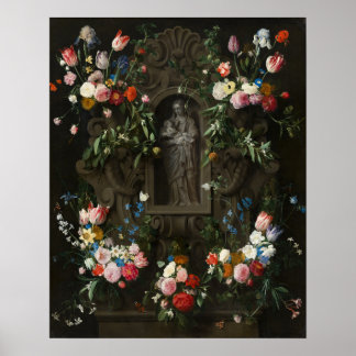 Mor Mary med Child Jesus Helig Art Poster