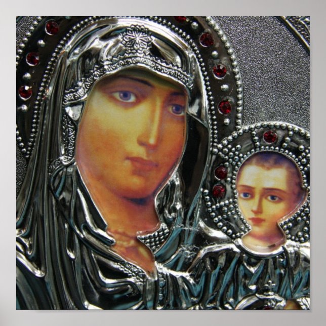 Mor Mary och Baby Jesus Poster (Framsidan)