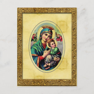 Mor Mary Postcard Vykort