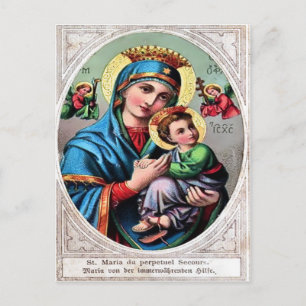 Mor Mary Postcard Vykort