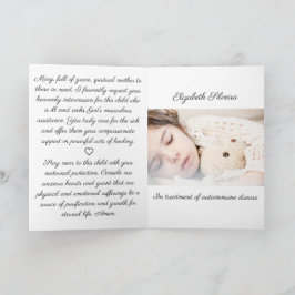 Mor Mary Prayer for Ill Child - Foldad Kort