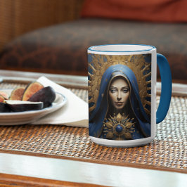 Mor Mary Praying version 3 Kaffemugg